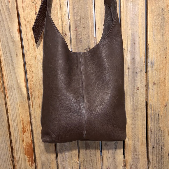 Duluth Trading Co Brown Leather Hobo - Picture 3 of 14